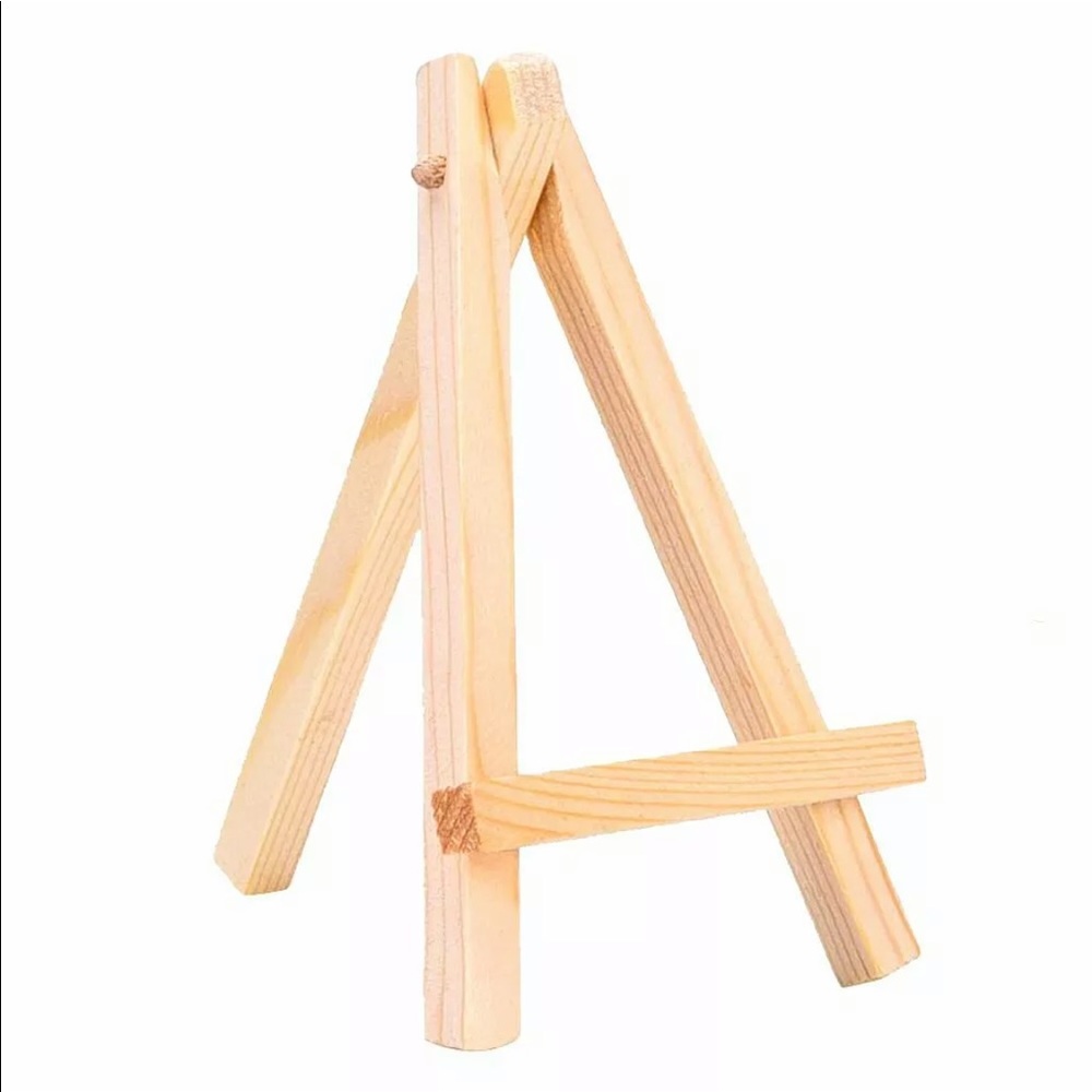 58 Pack Mini Wood Display Easel (5inches)